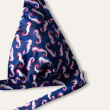 Classic Bikini Seahorse Navy