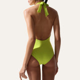 Plunge Swimsuit Cactus Green