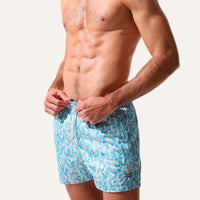 Swim Shorts Seahorse Turquoise