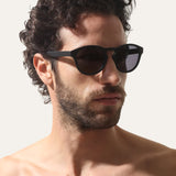 Sunglasses Round Black