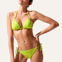 Tie-Side Bikini Cactus Green