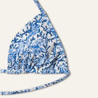 Tie-Side Bikini Coral Blue