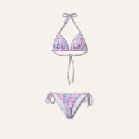 Tie-Side Bikini Coral Pink