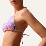 Tie-Side Bikini Coral Pink