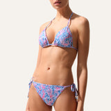 Tie-Side Bikini Coral Red