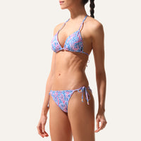 Tie-Side Bikini Coral Red