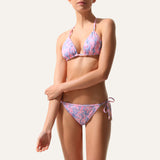 Tie-Side Bikini Coral Pink