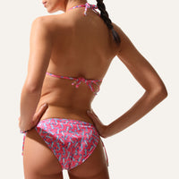 Tie-Side Bikini Seahorse Pink