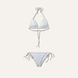 Tie-Side Bikini White