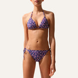 Tie-Side Bikini Seahorse Navy