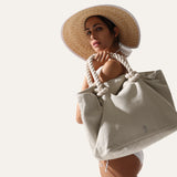 Tote Bag Sand White Large