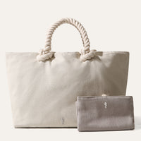 Tote Bag Sand White Large