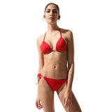 Tie-Side Bikini Red Coral