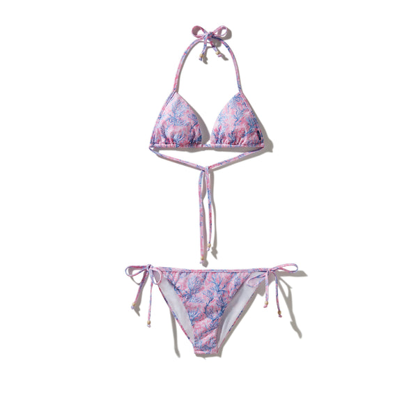 Tie-Side Bikini Coral Forest (Pink)
