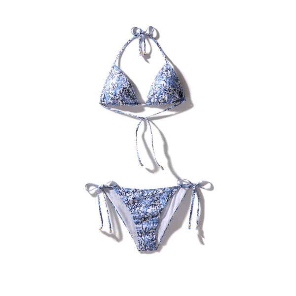 Tie-Side Bikini Coral Forest (Blue)